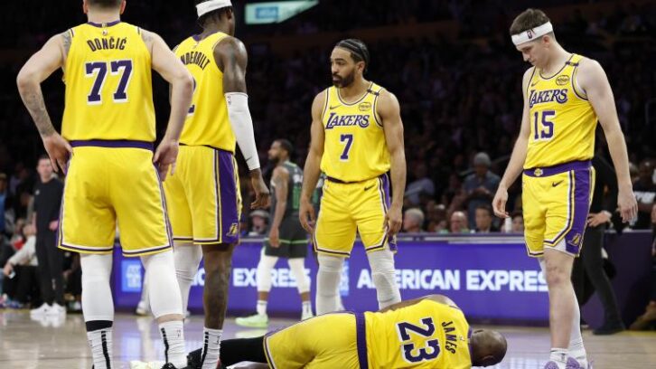 Image à la une de NBA: LeBron James de retour à l’entraînement après sa blessure