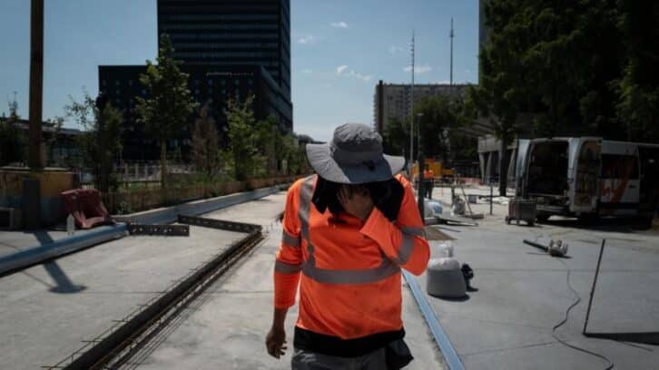 Image à la une de A Lyon, la canicule fait suer ouvriers et restaurateurs