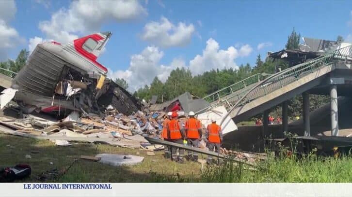 Image à la une de Russie : déraillement de trains après l’effondrement de deux ponts, 7 morts