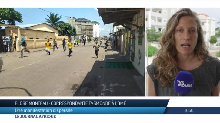 Image à la une de Togo : une mobilisation dispersée par les forces de l’ordre