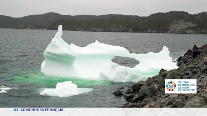 Image à la une de Canada : la fonte des icebergs observable à Terre-Neuve