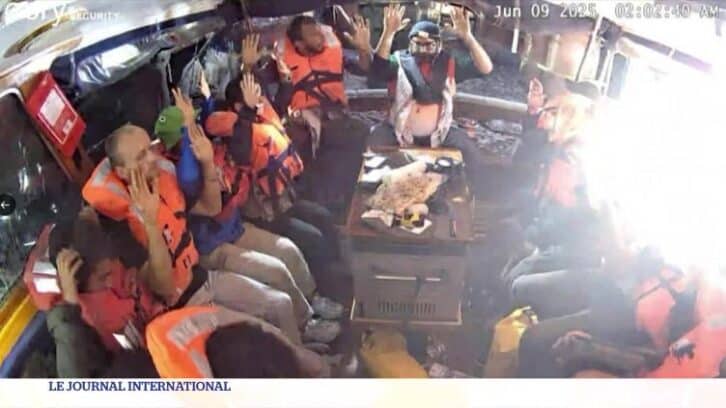 Image à la une de Bande de Gaza : le bateau humanitaire Madleen intercepté