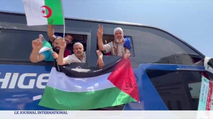 Image à la une de Proche-Orient : un convoi humanitaire se dirige vers Gaza