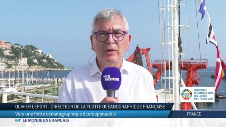Image à la une de France : vers une flotte océanographique écoresponsable