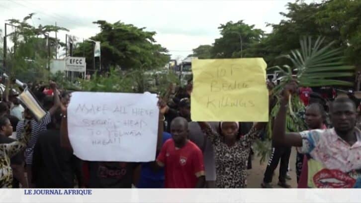 Image à la une de Nigeria : la police disperse une manifestation à Makurdi