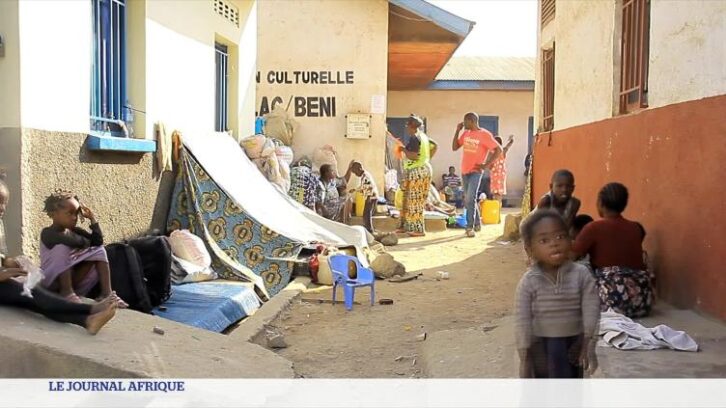 Image à la une de RD Congo :  la ville de Beni débordée par les déplacés de guerre