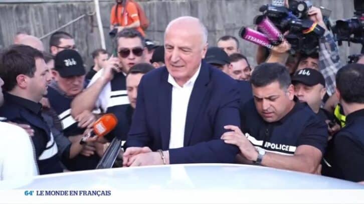 Image à la une de Géorgie : quatre figures de l’opposition en prison
