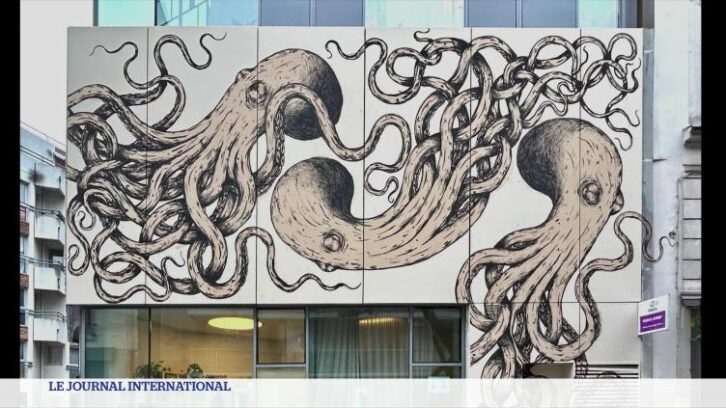Image à la une de Street Art : balade avec Kraken alias Dr Octopus