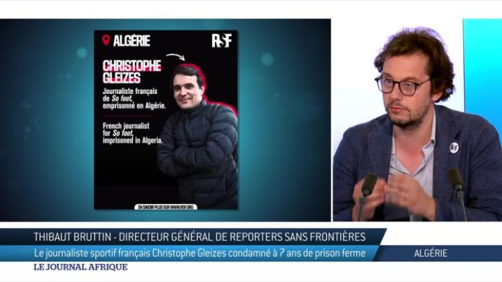 Image à la une de Algérie : 7 ans de prison pour le journaliste Christophe Gleizes