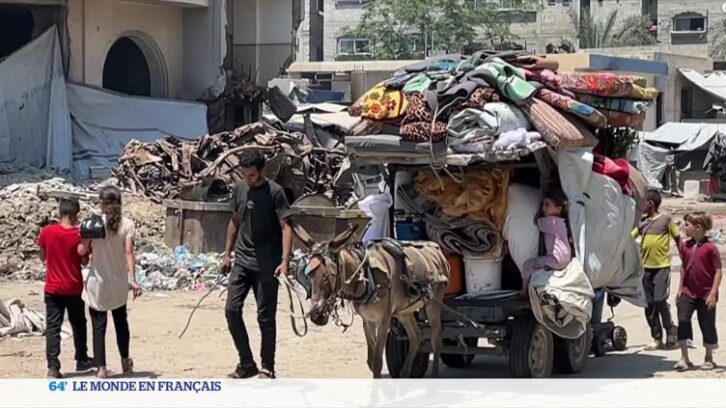 Image à la une de Gaza : Israël poursuit ses bombardements
