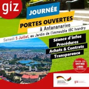 Image à la une de GIZ : Des journées portes ouvertes à Antananarivo, Mahajanga et Antsiranana