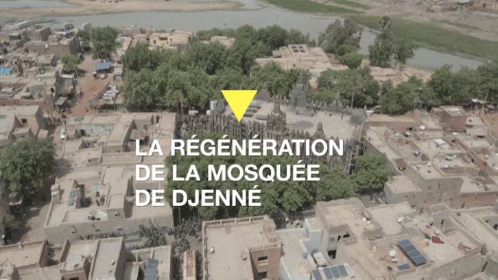 Image à la une de Mali :  la régénération de la mosquée de Djenné