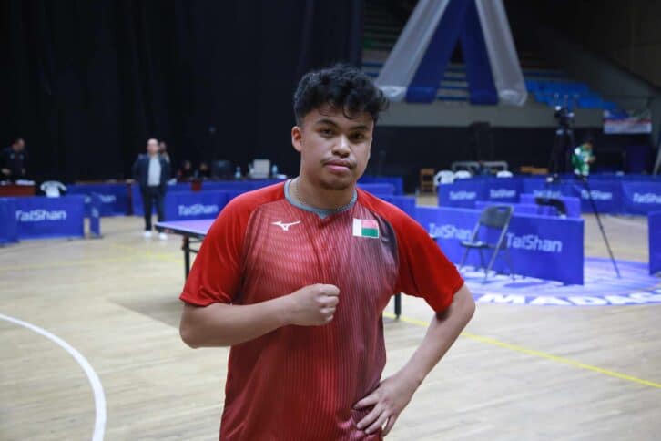 Image à la une de TENNIS DE TABLE – FABIO RAKOTOARIMANANA – « Fier de ramener des médailles d’or pour Madagascar »