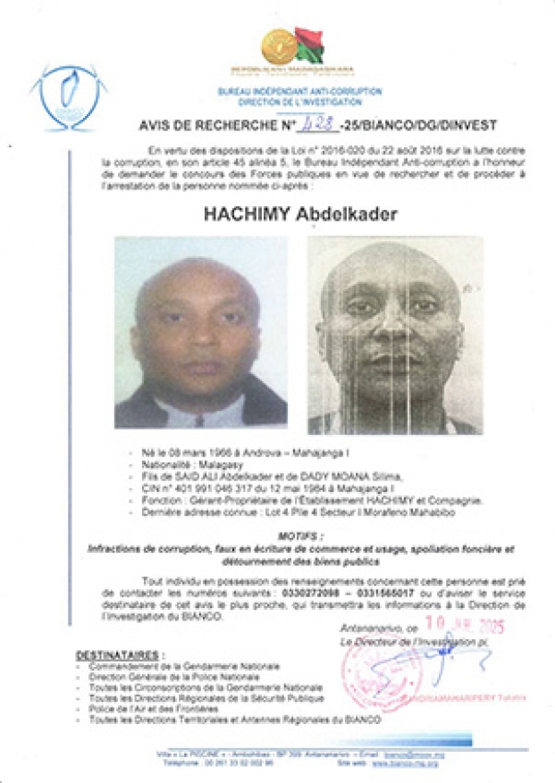 Image à la une de Spoliation foncière et détournement de biens publics – L’ex-député Hachimy Abdelkader recherché