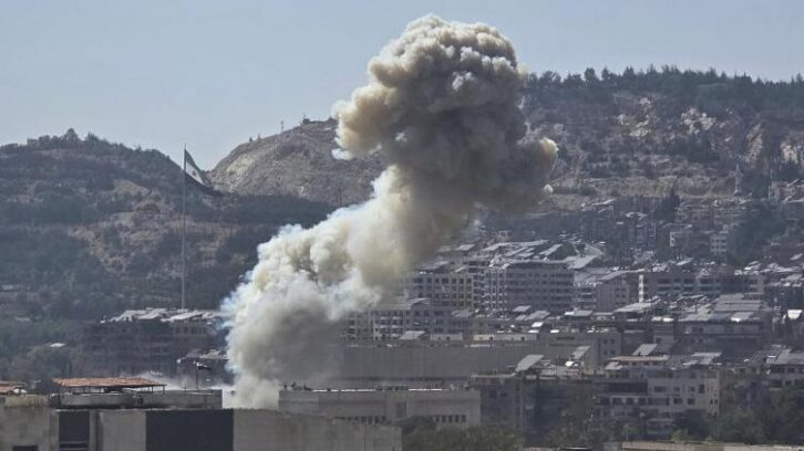 Image à la une de QG de l’armée, zone du palais présidentiel: les images des frappes d’Israël au cœur du régime syrien