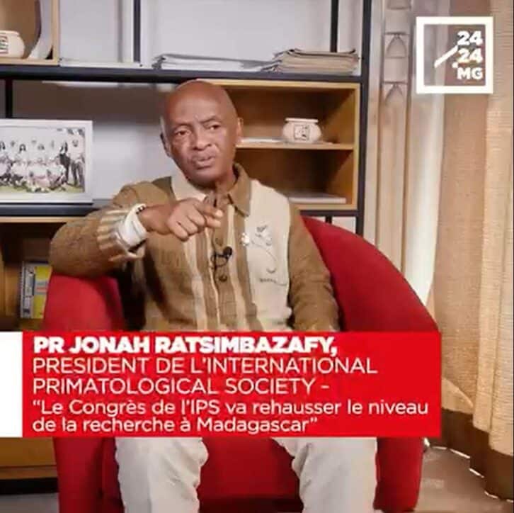 Image à la une de PR JONAH RATSIMBAZAFY, PRESIDENT DE L’INTERNATIONAL PRIMATOLOGICAL SOCIETY – “Le Congrès de l’IPS va rehausser le niveau de la recherche à Madagascar”