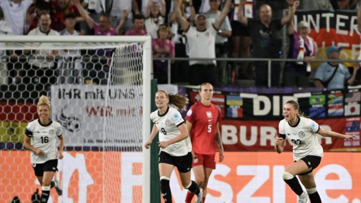 Image à la une de Euro-2025: l’Allemagne surclasse la Pologne mais tremble pour Gwinn
