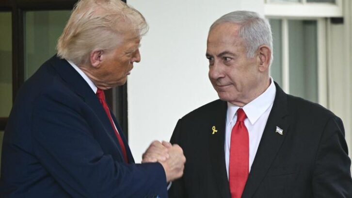 Image à la une de Gaza: Netanyahu à Washington, Trump espère un accord Israël-Hamas “cette semaine”