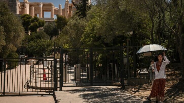 Image à la une de L’Acropole d’Athènes ferme à nouveau  partiellement en raison d’une vague de chaleur