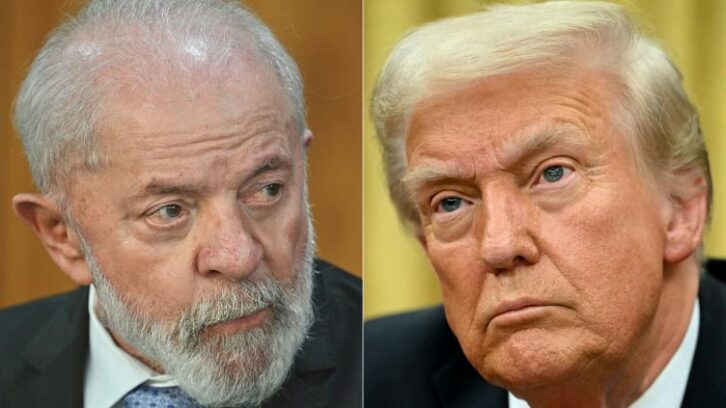 Image à la une de Trump menace de punir le Brésil avec une surtaxe de 50%