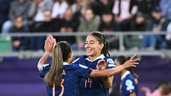 Image à la une de Euro-2025: les “bonnes sensations” de Clara Mateo avec les Bleues