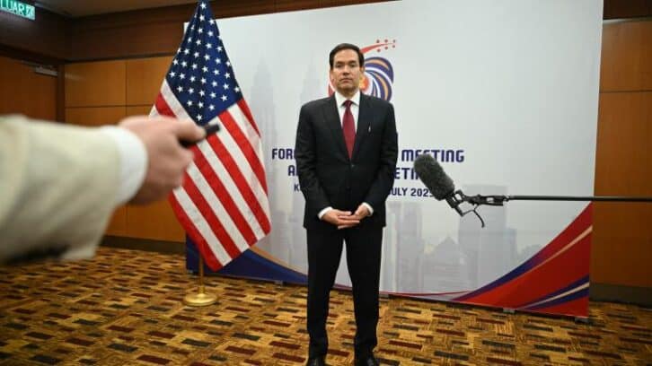 Image à la une de Marco Rubio va rencontrer son homologue chinois Wang Yi en Malaisie