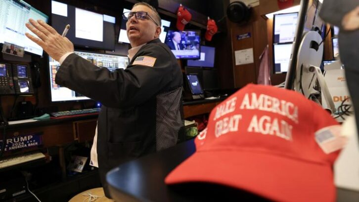 Image à la une de Wall Street en baisse, n’échappe plus aux craintes commerciales