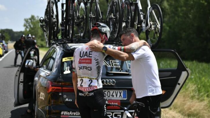 Image à la une de Tour de France: abandon de Joao Almeida, coup dur pour Pogacar