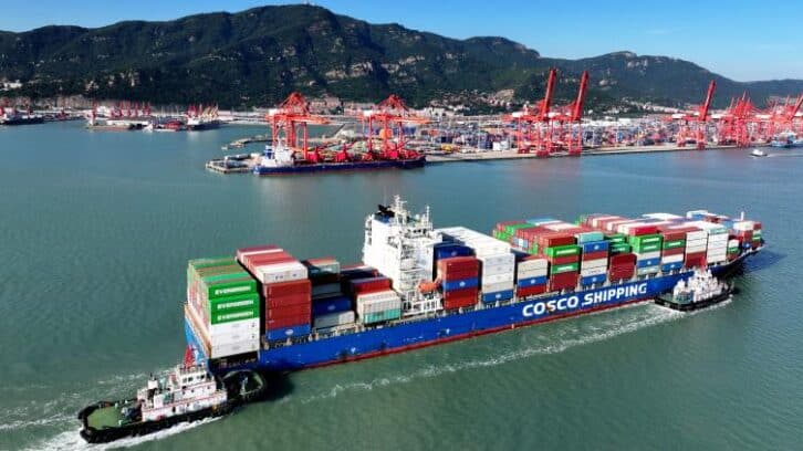 Image à la une de Les exportations chinoises dopées en juin par la trêve commerciale