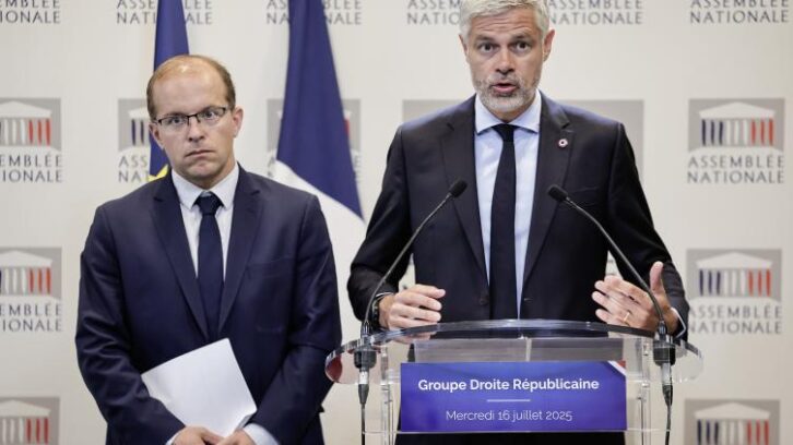 Image à la une de Le plan budgétaire de Bayrou a le “mérite de chercher des solutions” mais doit “être corrigé et amélioré”, selon Wauquiez