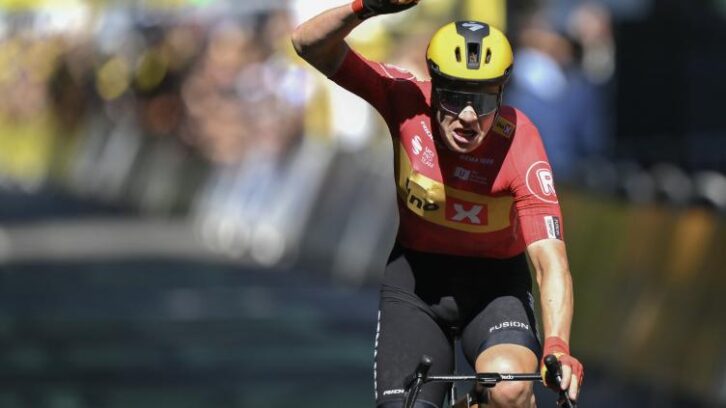 Image à la une de Tour de France: Abrahamsen remporte la 11e étape à Toulouse, Pogacar se fait peur