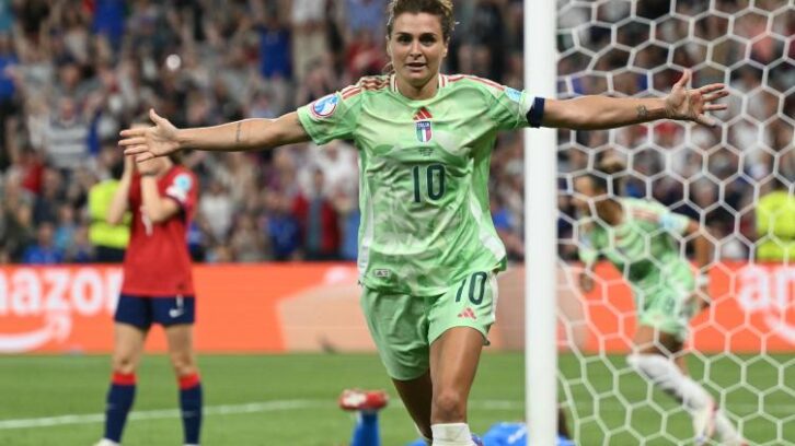 Image à la une de Euro-2025: l’héroïne Girelli envoie l’Italie en demie