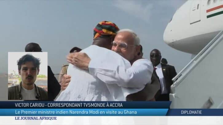 Image à la une de Ghana : Narendra Modi en visite officielle