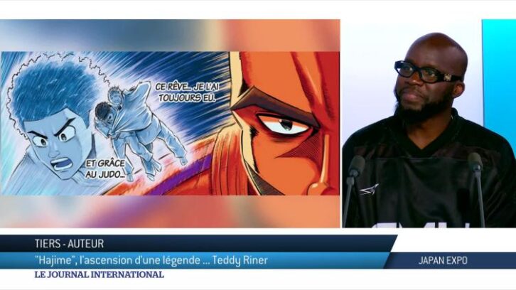 Image à la une de Hajime !” : Teddy Riner, champion de judo, devient un héros de manga