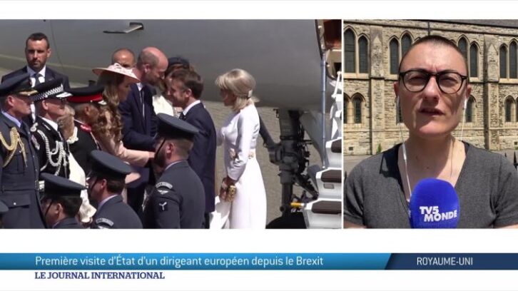 Image à la une de Royaume-Uni : Emmanuel Macron reçu et hébergé par le Roi Charles III