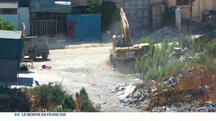 Image à la une de Cisjordanie occupée : les bulldozers dans le camp de Tulkarem