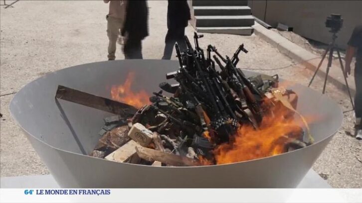 Image à la une de Irak : Cérémonie de désarmement du PKK dans le nord