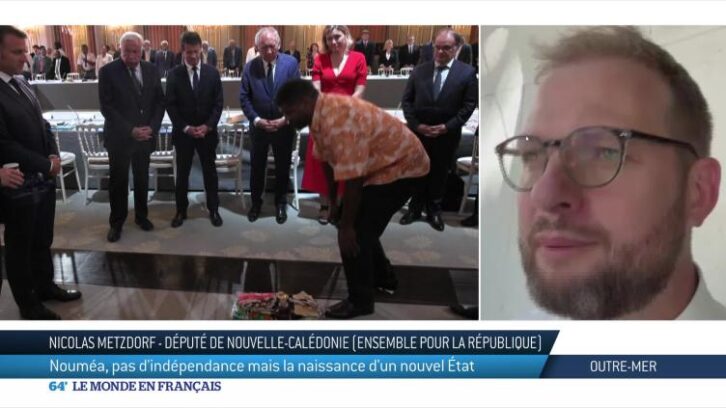 Image à la une de France : l’optimisme des non-indépendantistes après l’accord calédonien