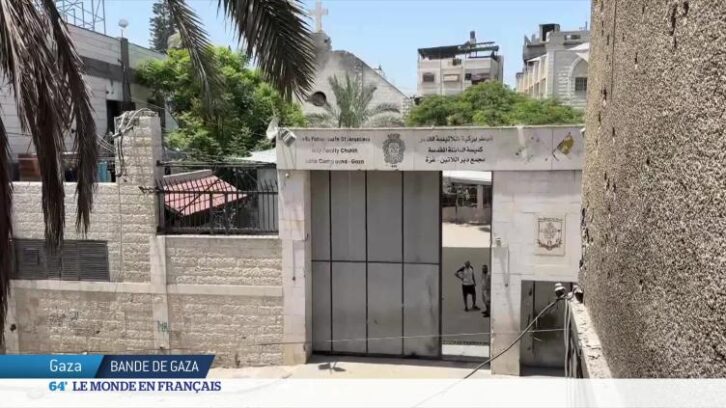 Image à la une de Gaza : la France dénonce le bombardement «inadmissible» d’une église catholique