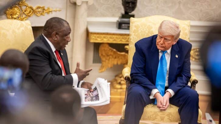 Image à la une de États-Unis : le Congrès monte au front contre l’Afrique du Sud
