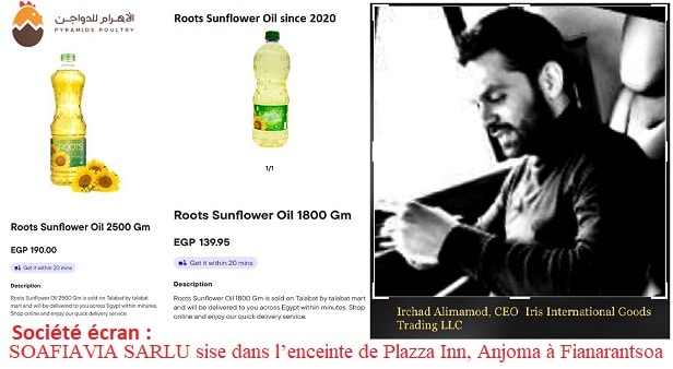 Image à la une de Madagascar. Huile alimentaire « ROOTS ». A quoi a joué Irchad Alimamod, l’importateur résident à Dubaï?