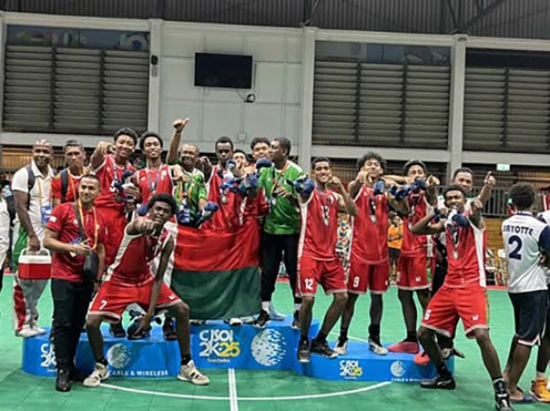 Image à la une de Jeux des Jeunes de l’océan Indien –  Les Ankoay en ‘or’ au basket masculin