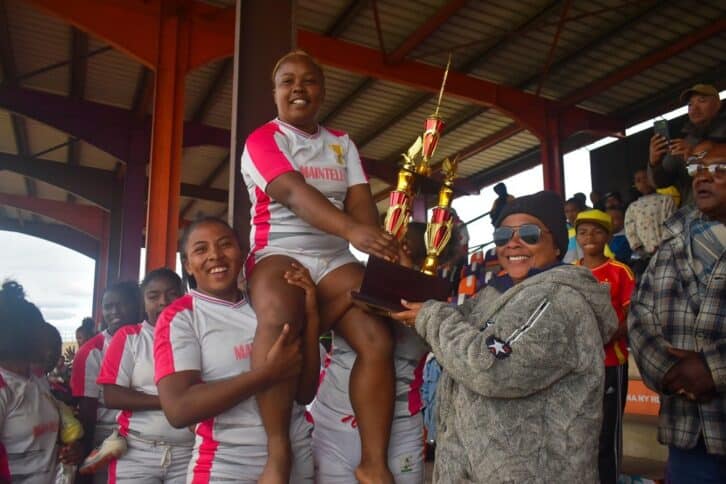Image à la une de RUGBY – MADA 7’S 2025   –  Le CEA et le SCB s’offrent le tournoi de première division