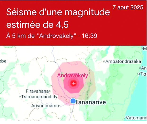 Image à la une de Tremblement de terre – Un nouveau séisme crée la panique 