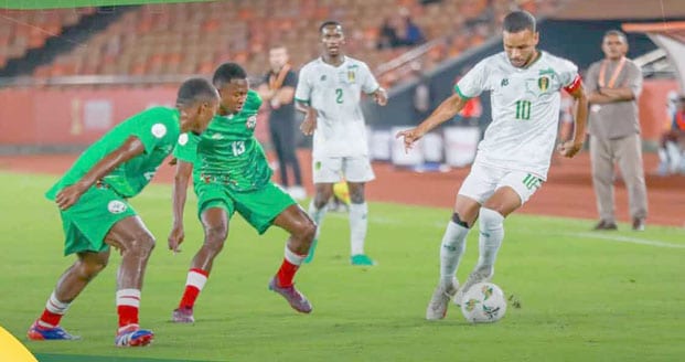 Image à la une de CHAN 2025 – Les Barea tiennent tête à la Mauritanie, malgré leur infériorité numérique 