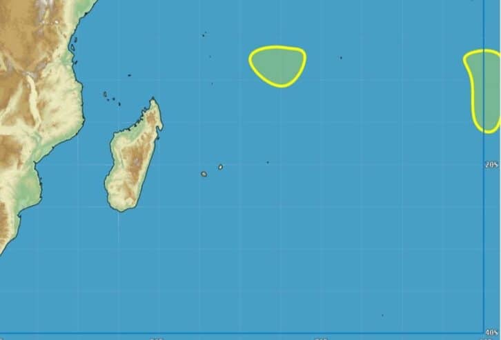 Image à la une de SAISON CYCLONIQUE – Deux zones suspectes dans l’océan Indien